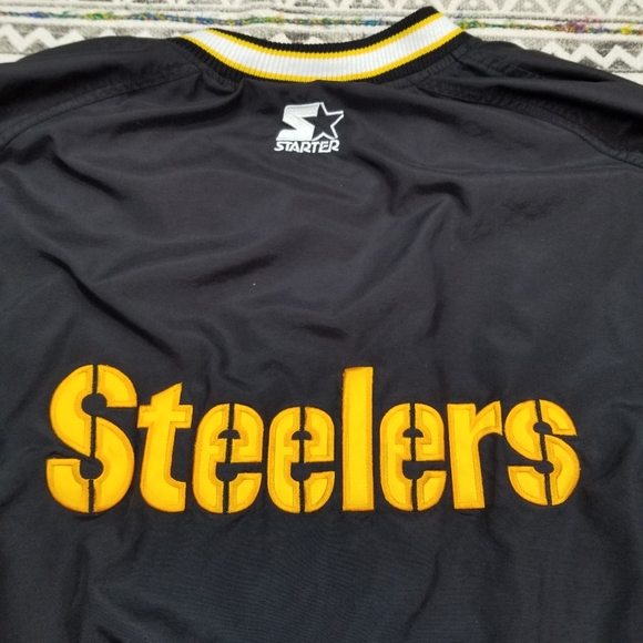 🔥VTG🔥 STARTER Pittsburgh Steelers Jacket sz XL - Picture 7 of 9